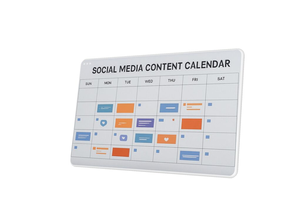 7 trucos para posicionar tu negocio online sin pagar calendario de publicaciones en redes sociales