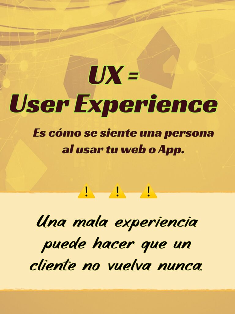 Qué es el UX Design y por qué es clave en el diseño web UX design: una mala experiencia puede hacer que un cliente no vuelva nunca.