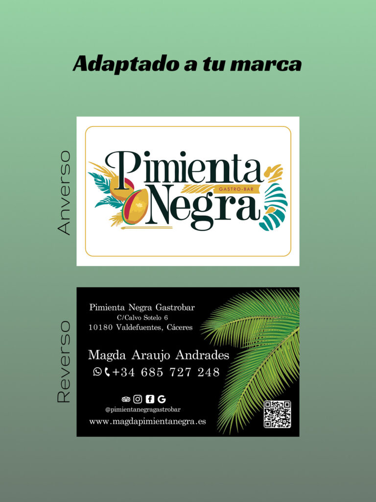 Diseño Gráfico Tarjetas de visita personalizadas Enclave Studio Digital Cáceres