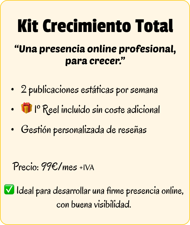 Inicio kit crecimiento total