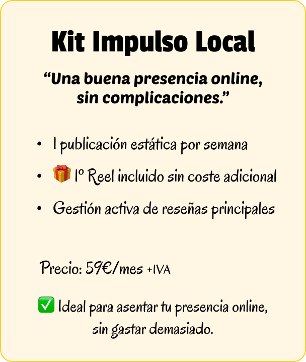 Inicio kit impulso local