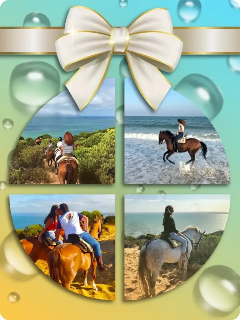 Diseño de cartel bono de regalo para Hipica el Pasodoble en Huelva