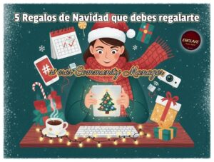 portada blog 5 regalos de navidad para community manager, ideado por Enclave studio Digital en Cáceres