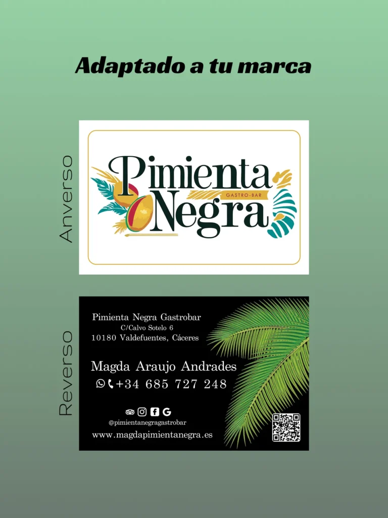 Tarjetas de visita personalizadas Enclave Studio Digital Cáceres