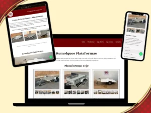 Diseño y desarrollo web con seo local para Remolques JCastillo en Sevilla