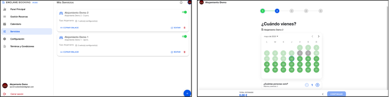 Funcionamiento y uso de Enclave Booking | Motor de reservas online sin comisiones para alojamientos turísticos | hecho por Enclave Studio Digital