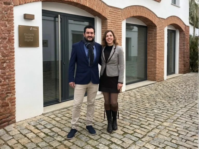 Somos Benjamín y Sandrine, de Enclave Studio Digital en la provincia de Cáceres
