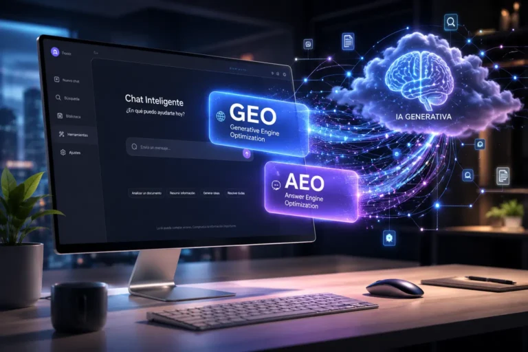SEO, GEO y AEO: cómo lograr que los buscadores de IA encuentren tu web